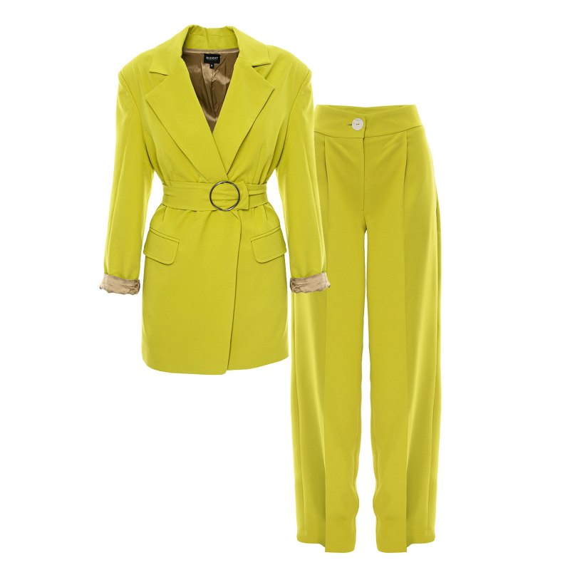 Lime green suits clearance for ladies