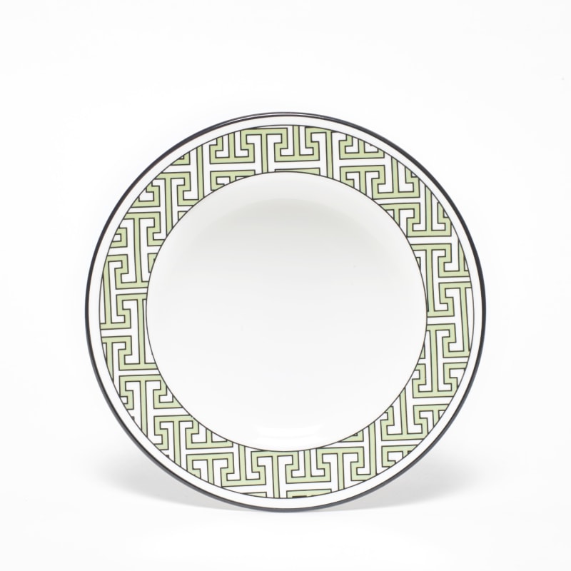 Thumbnail of Maze Apple Green & White Tea Plate Outer Design image