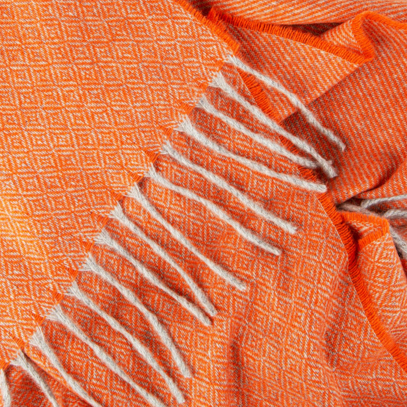 Thumbnail of Love Stories Cashmere Scarf - Yellow & Orange image