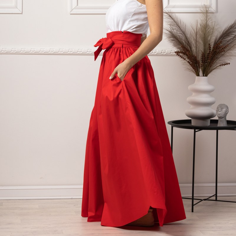 Skating Pond Skirt | Red Flame - Girl Skirt TAYLOR + MAX