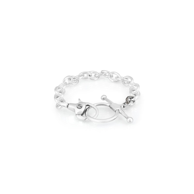 Thumbnail of Fulmer Lock Bracelet In Silver By Vincent Peach image