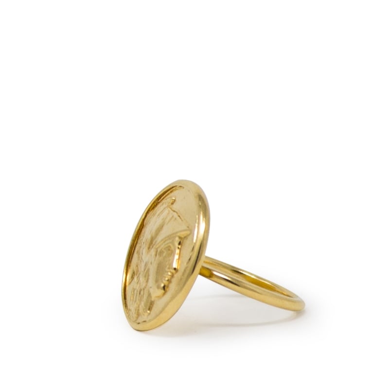 Thumbnail of Athena Gold-Plated Ring image