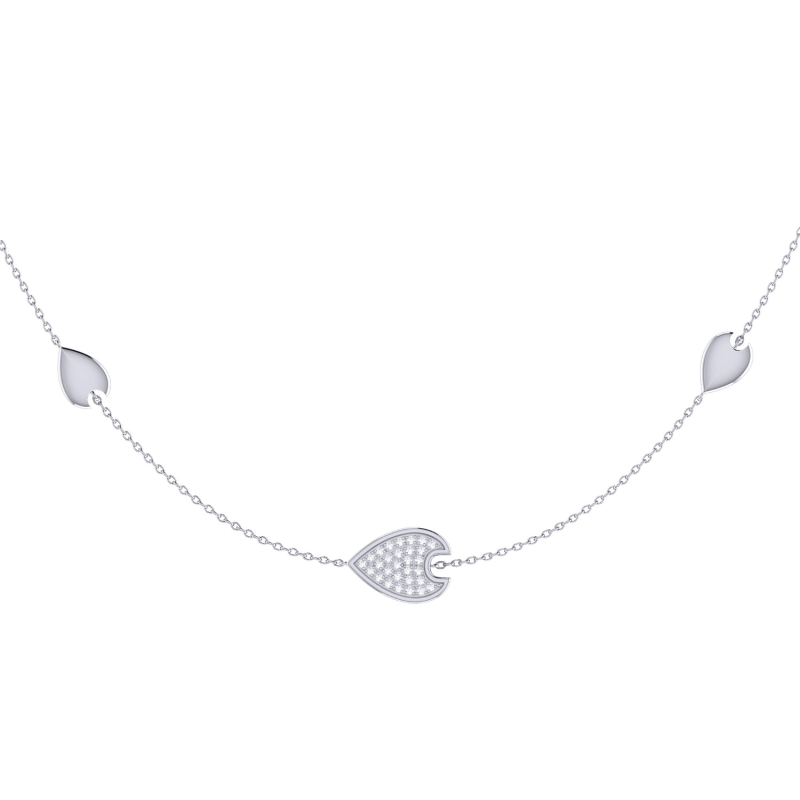 Thumbnail of Avani Raindrop Necklace In Sterling Silver image