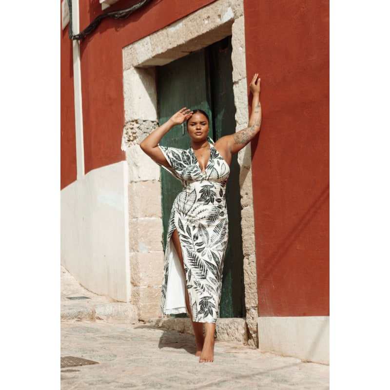 Thumbnail of Phair Signature Print Athena Midi Dress image