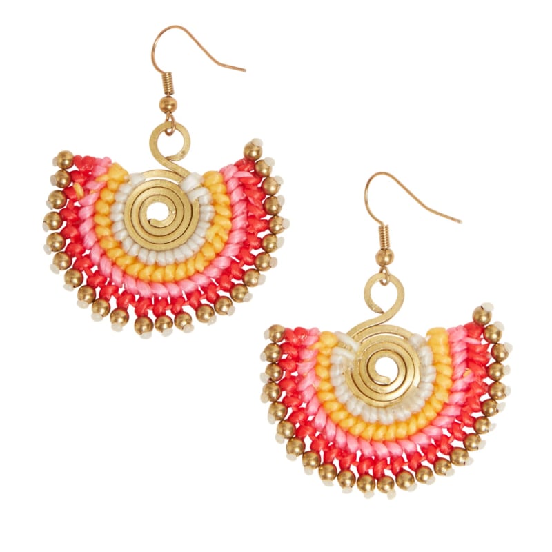 Thumbnail of Statement Earrings In Red image