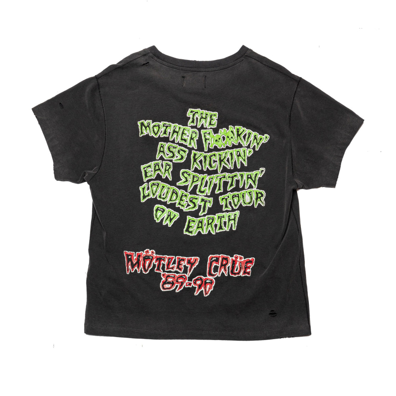 Motley Crue | Loudest Tour On Earth | Vintage Band T-Shirt | Heavy Relic  Black | Other | Wolf u0026 Badger