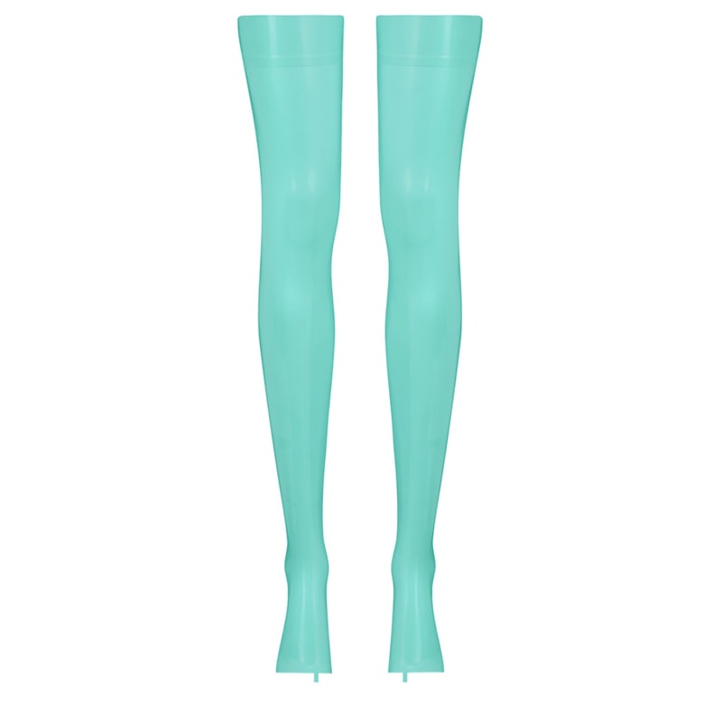 Thumbnail of Latex Stockings - Jade Green image