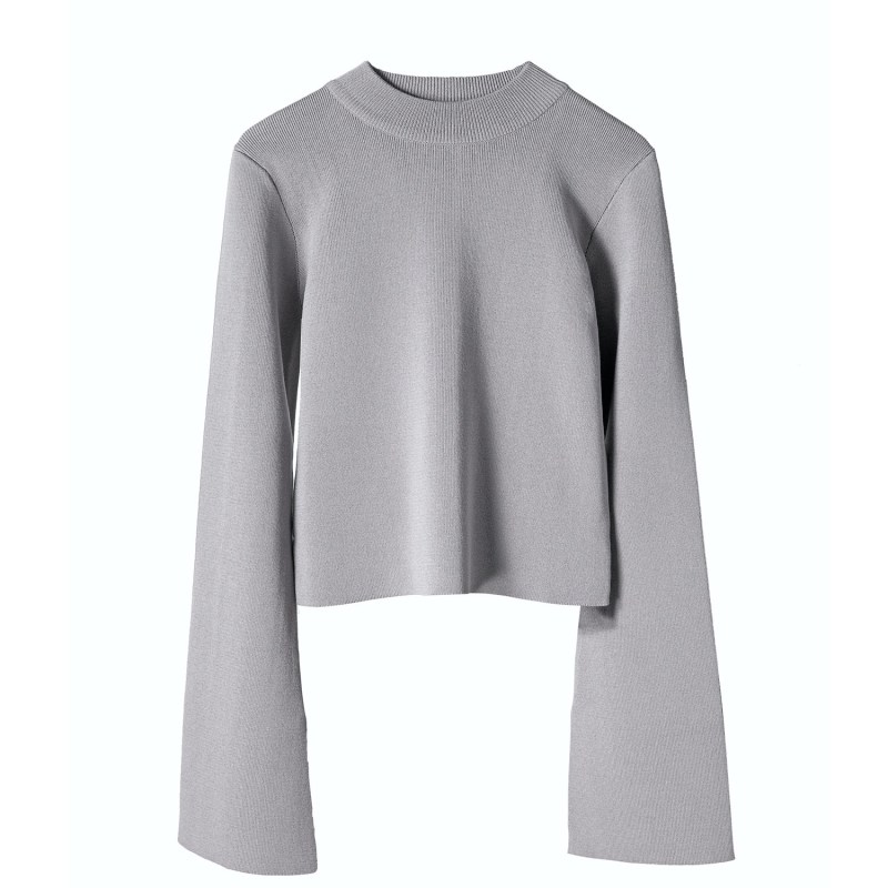 Thumbnail of Vera Grey Knit Top image