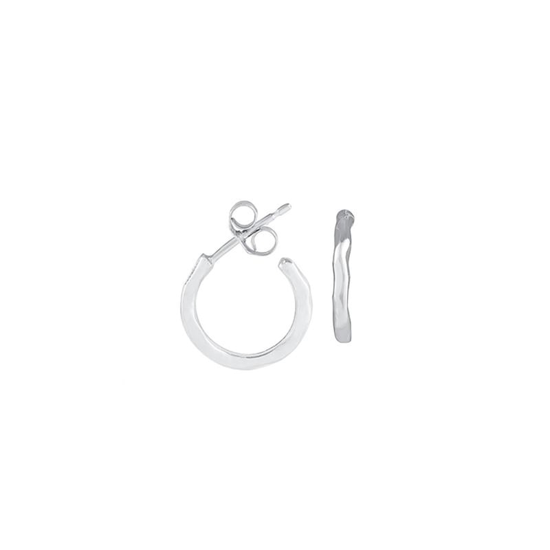 Thumbnail of Sterling Silver Small Waterfall Hoops image