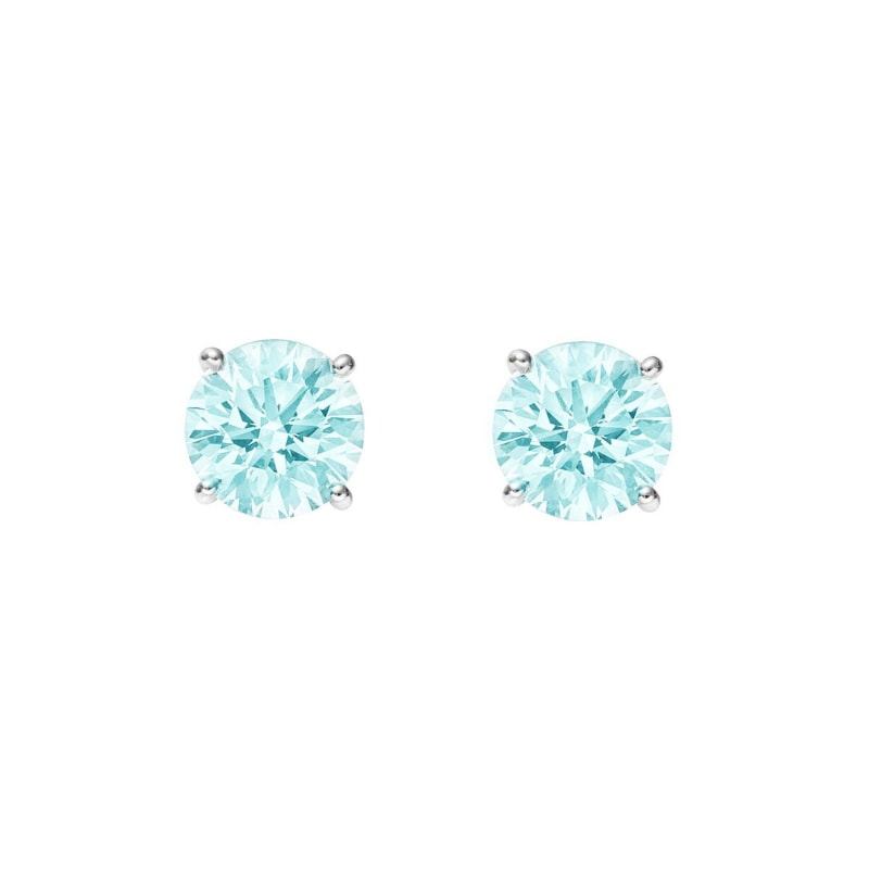 Thumbnail of Sky Blue Topaz Small Stud Earrings image