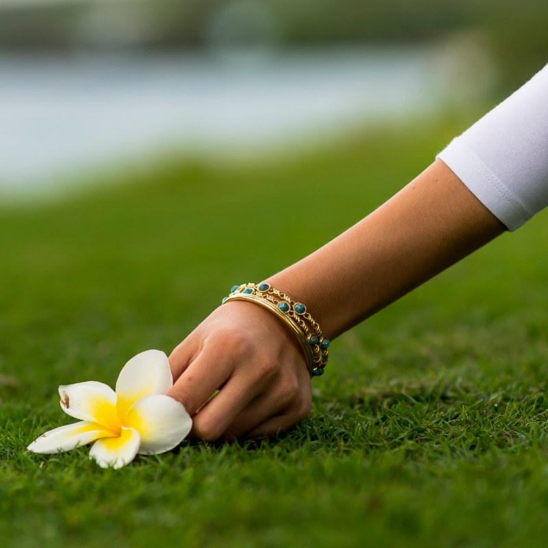 Thumbnail of Sunshine & Sea Stackable Bangles image