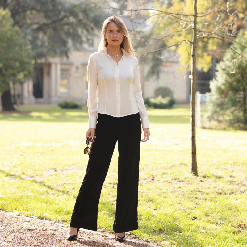 Thumbnail of Suki Velvet Palazzo Pants image