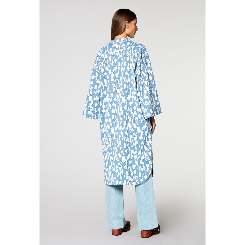 Thumbnail of Yukata Shirt Sky Blue/White image