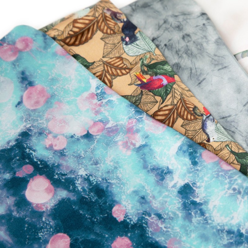 Thumbnail of Ocean Print  Silk Pillow Case image