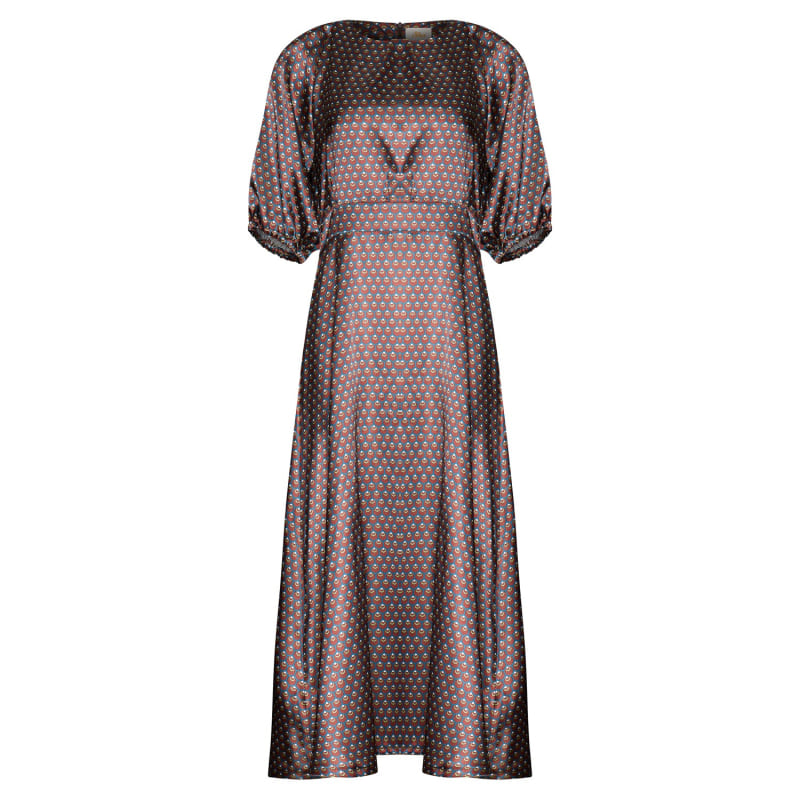 Thumbnail of Maxi Flosi Dress In Brown image