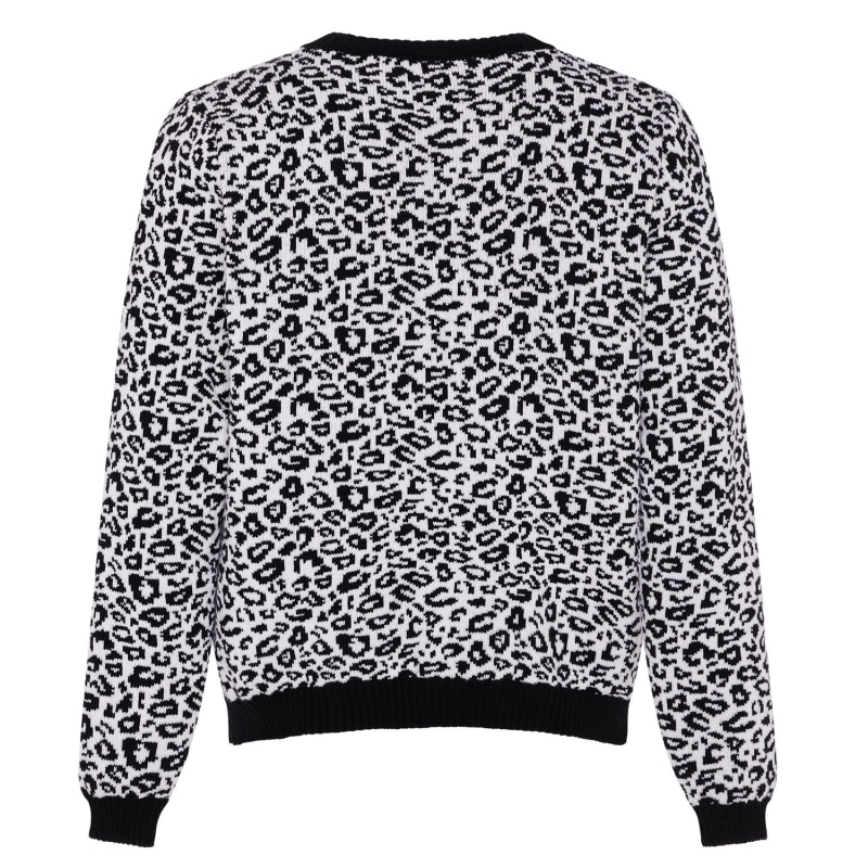 Thumbnail of Leopard Wool & Cashmere Knitted Jumper Men image