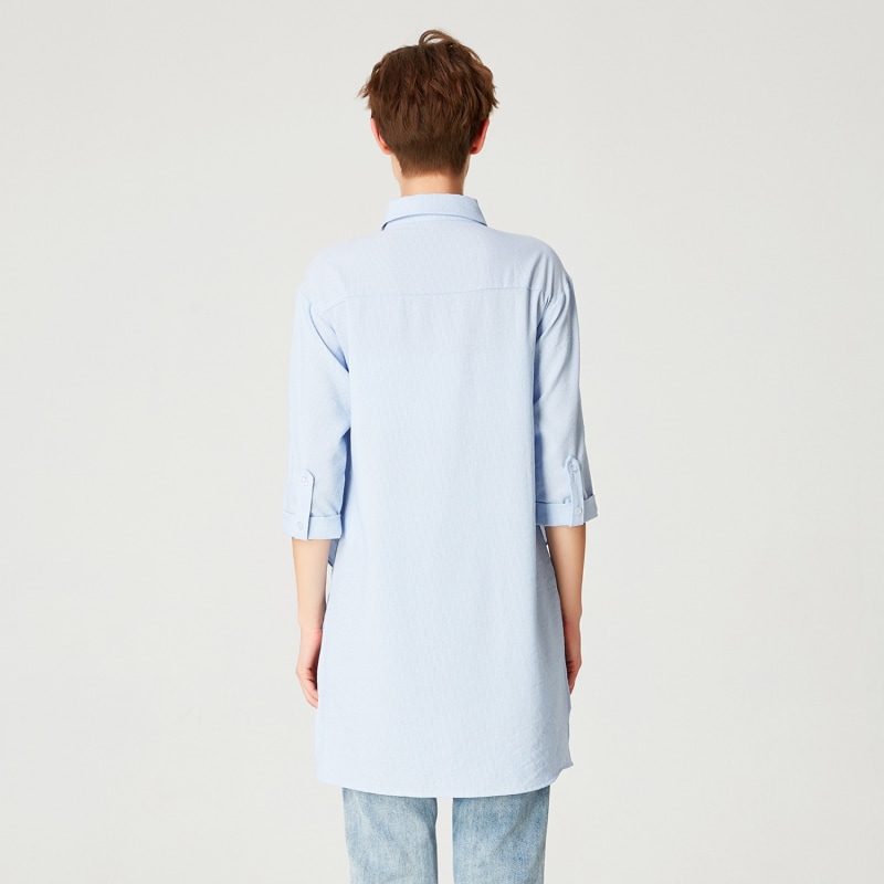 Thumbnail of Long Shirt With Knotted Panels In Front image