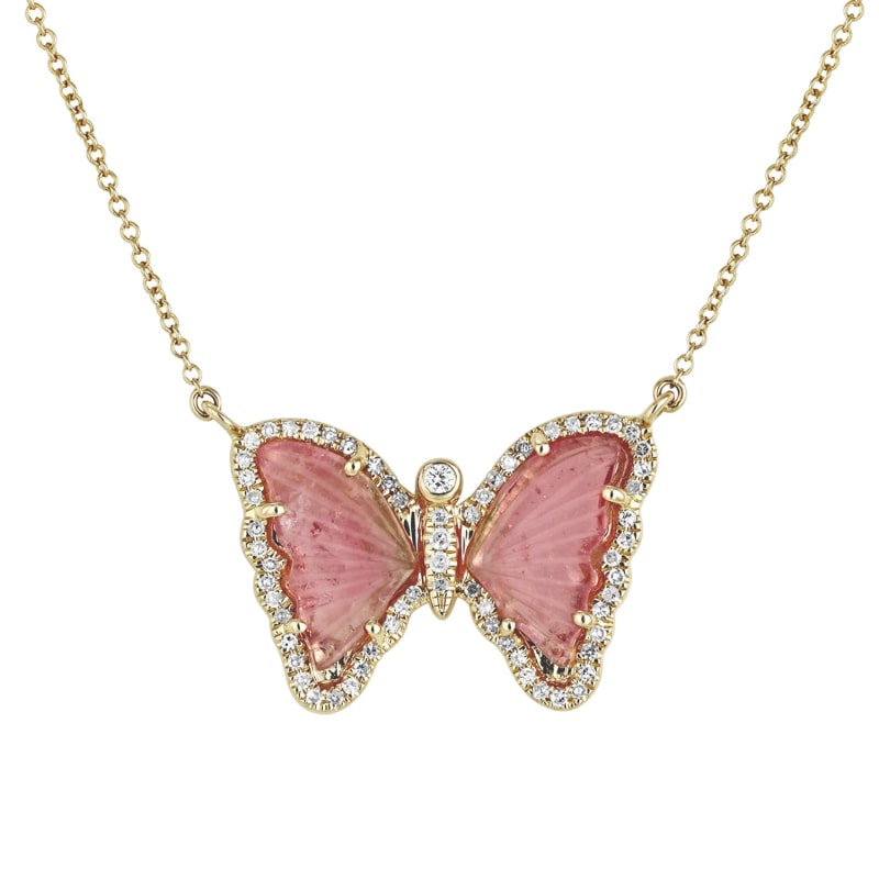 Thumbnail of Pink Tourmaline Butterfly image