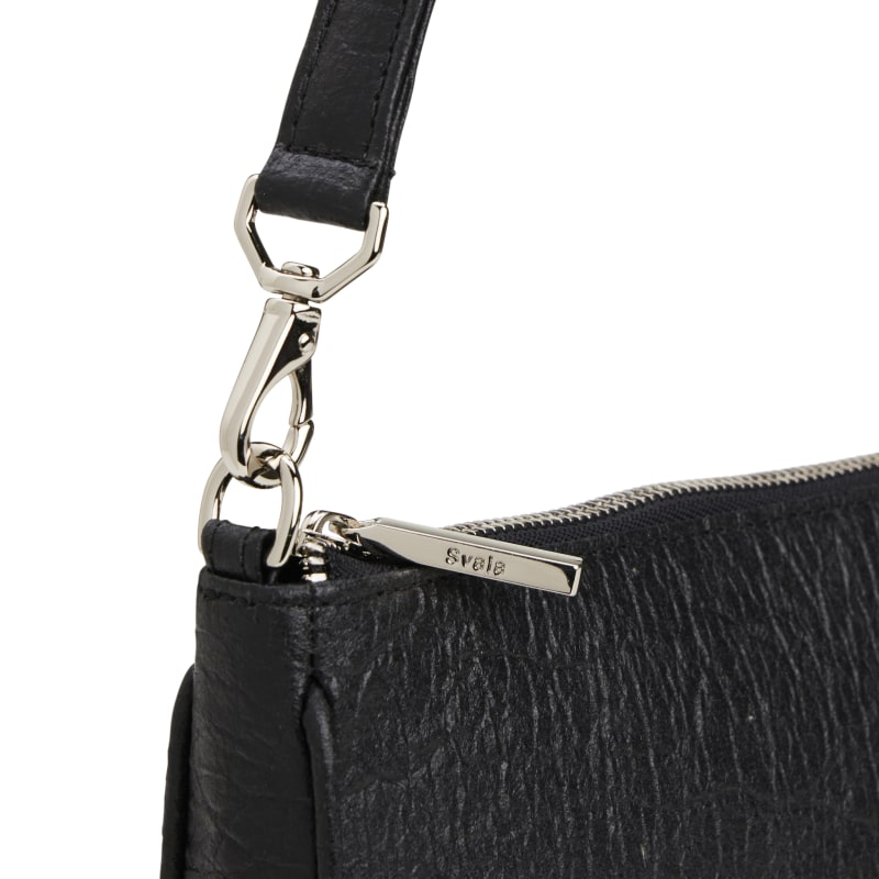 Thumbnail of Gaia Bag - Metallic Black Pinatex image