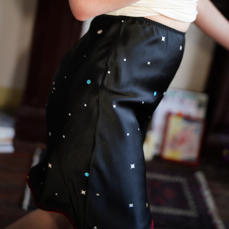 Thumbnail of Galaxy Edition | Silk Mini Skirt image