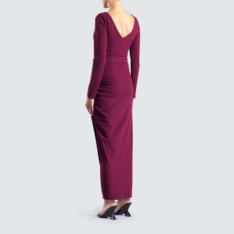 Thumbnail of Garbo Plum Dress image