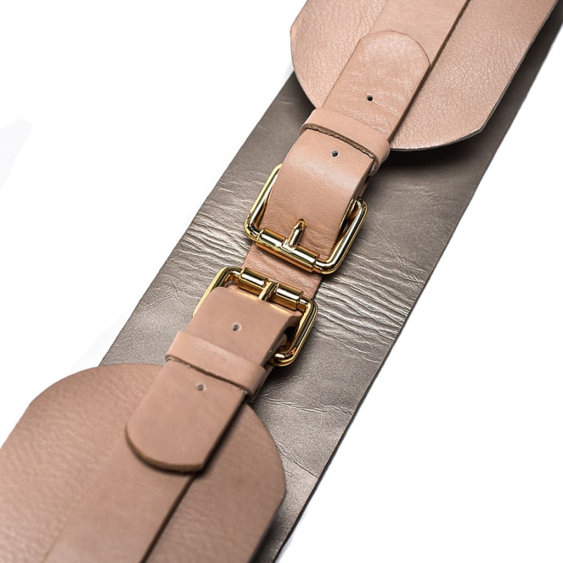 Thumbnail of Leather Waist Belt- Neutrals image