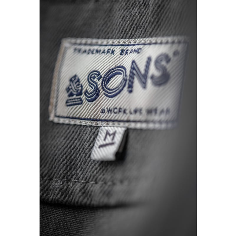 Thumbnail of &Sons Grey Lincoln Waistcoat Vest image