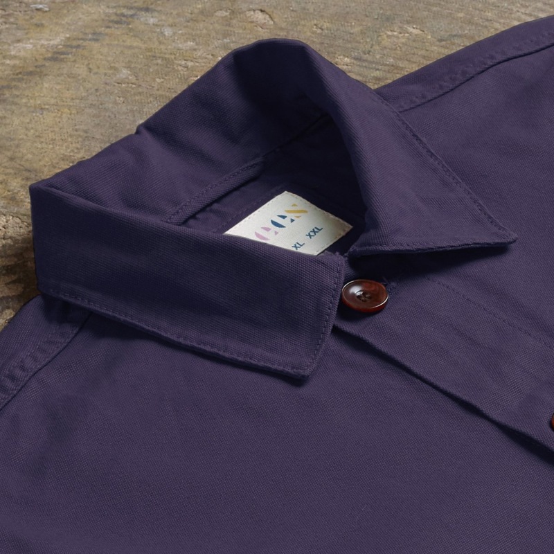 Thumbnail of The 3001 Buttoned Overshirt - Purple image