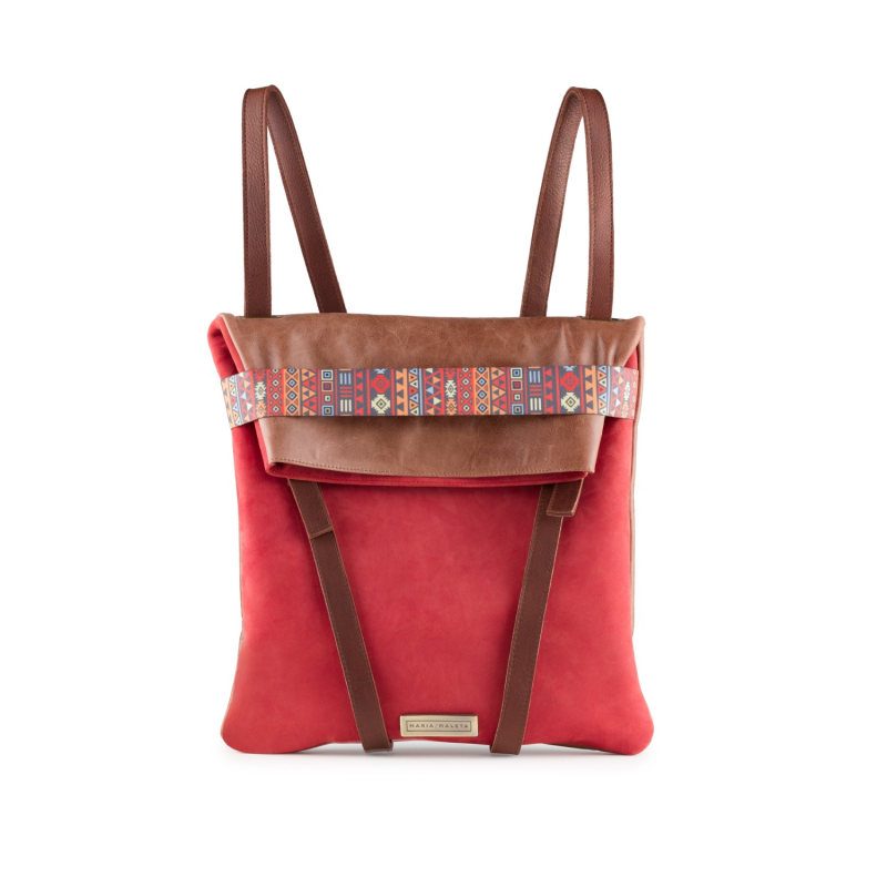 Thumbnail of Backpack Red & Brown Casual image