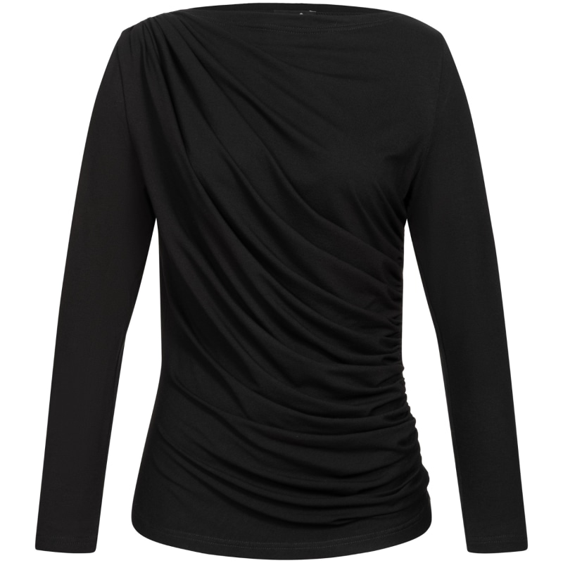 Thumbnail of Draped Shirt - Black image