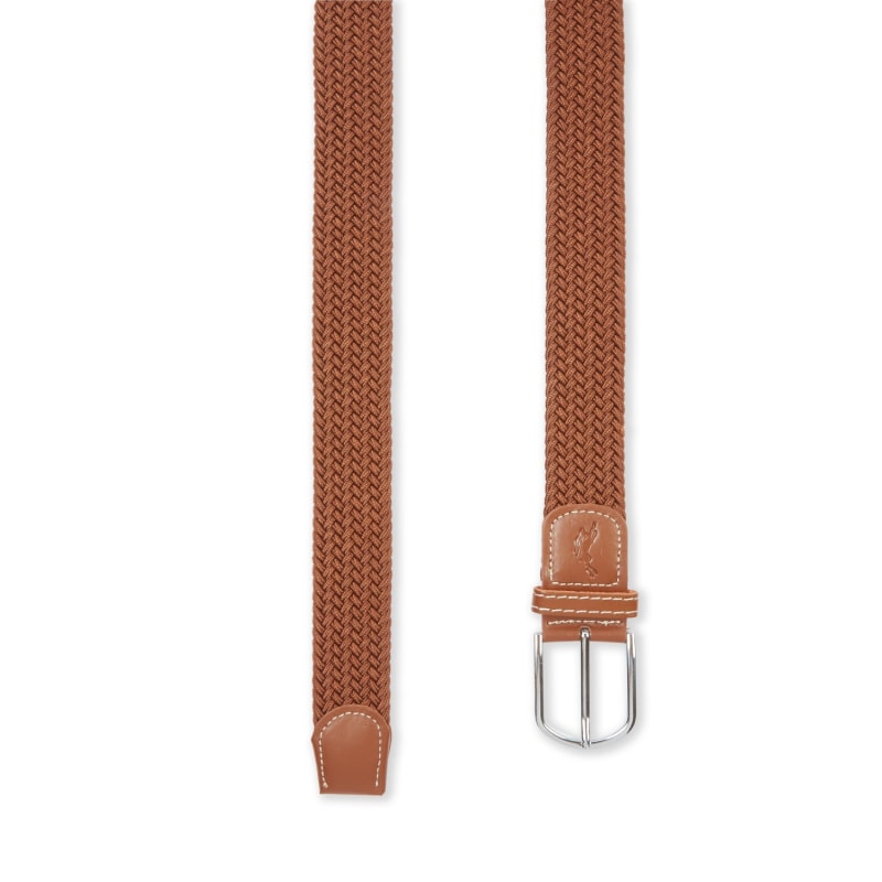 Thumbnail of One Size Woven Cotton Belt - Tan image