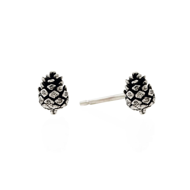 Thumbnail of Baby Pine Cone Earrings - Silver image