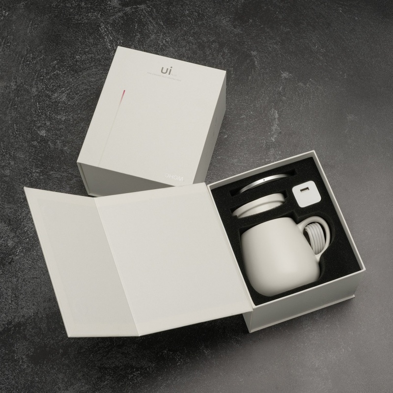 Thumbnail of Ui Plus - Self Heating Mug Set - Jasmine White image