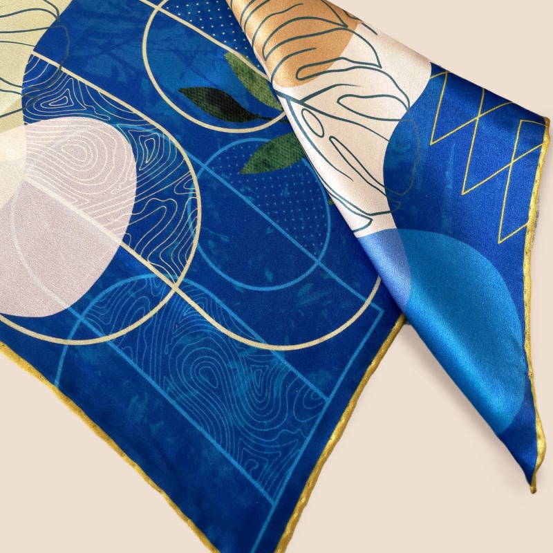 Thumbnail of Geometrica Silk Scarf image
