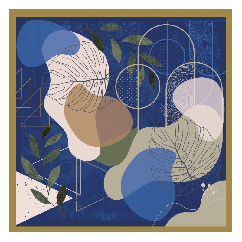 Thumbnail of Geometrica Silk Scarf image