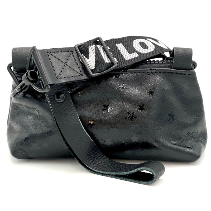 Thumbnail of Darla Stadium Bag In Black Star Leather image