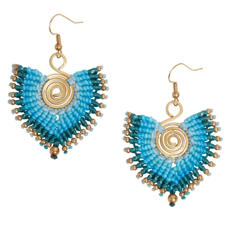 Thumbnail of Statement Earring In Aqua image