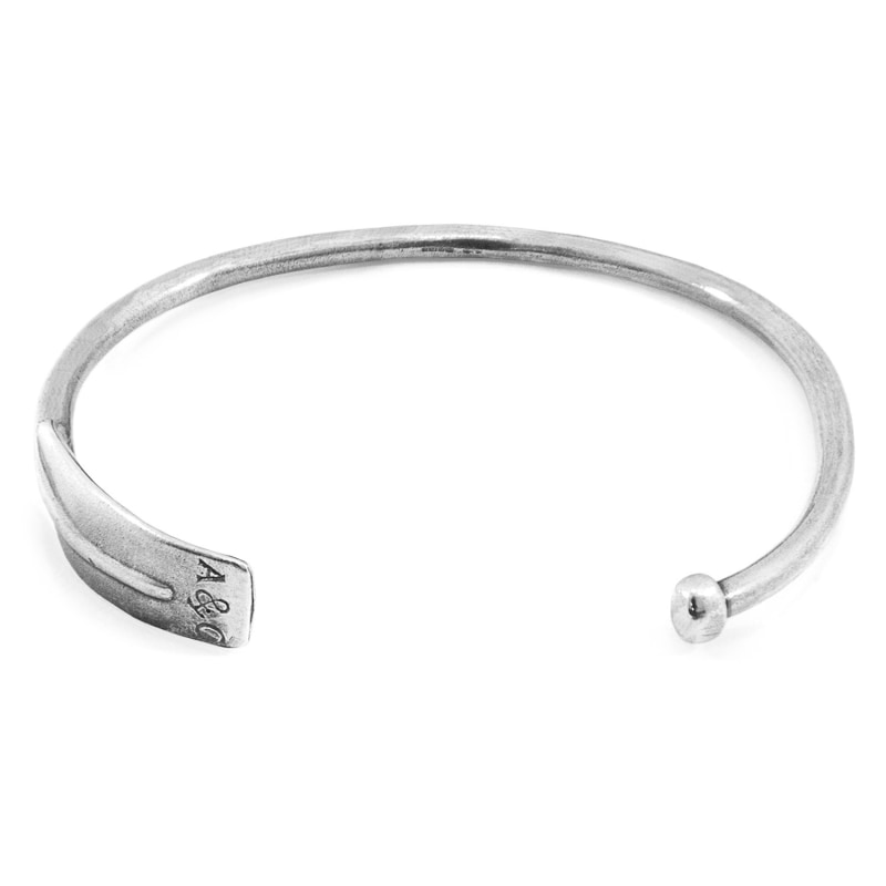 Thumbnail of Paddle Navigation Silver Bangle image