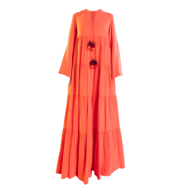 Thumbnail of Coral Hoodie Kaftan image