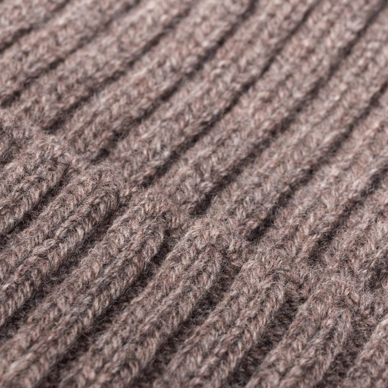 Thumbnail of 100% Pure-Cashmere Beanie Brown Dante image