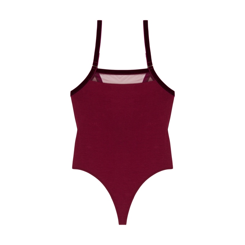 Red strappy bodysuit Clearance