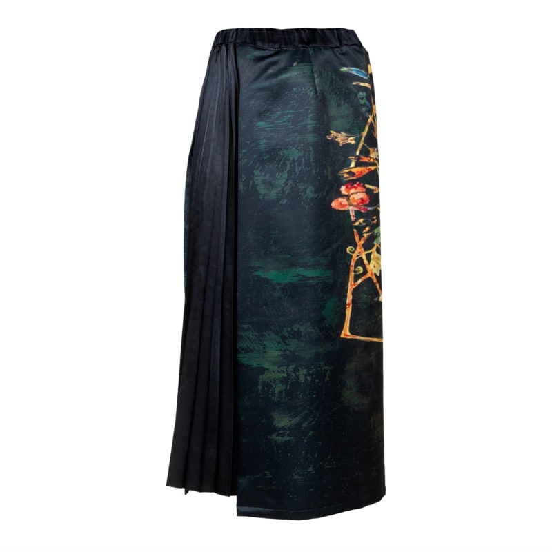Gift Long Printed Skirt | ARTISTA | Wolf & Badger Gift Long Printed Skirt | ARTISTA | Wolf & Badger