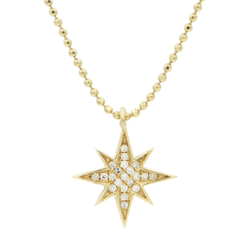 Thumbnail of Diamond North Star Necklace In 14K Gold image