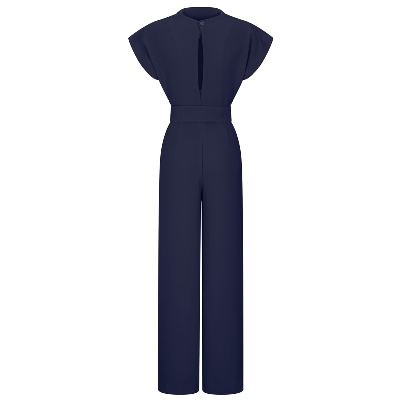 Gigi Cap Sleeve Jumpsuit - French Blue | House of Lily | Wolf & Badger