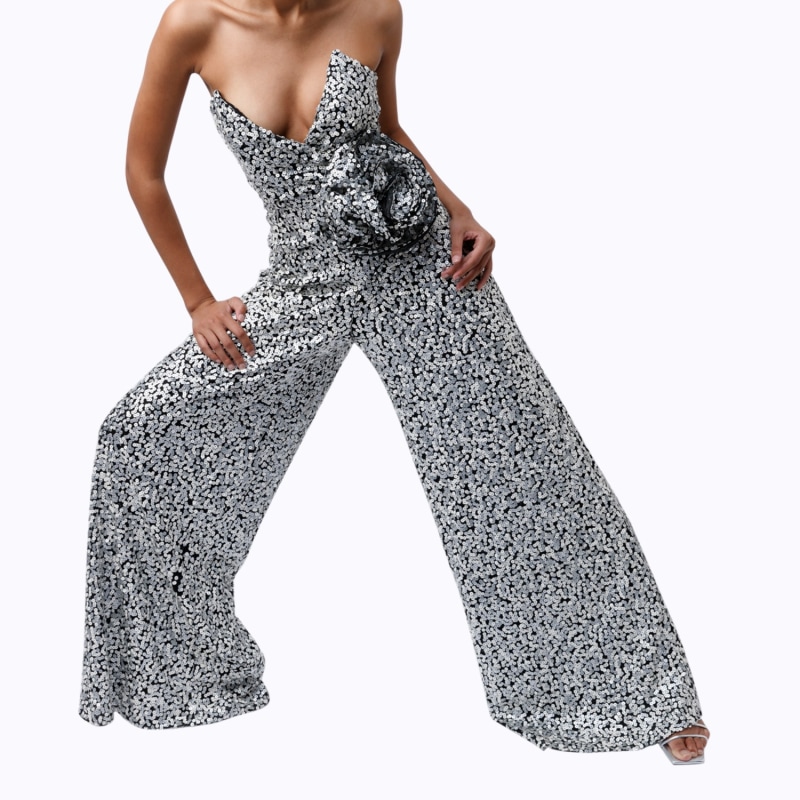 Alexis sequin jumpsuit cheap