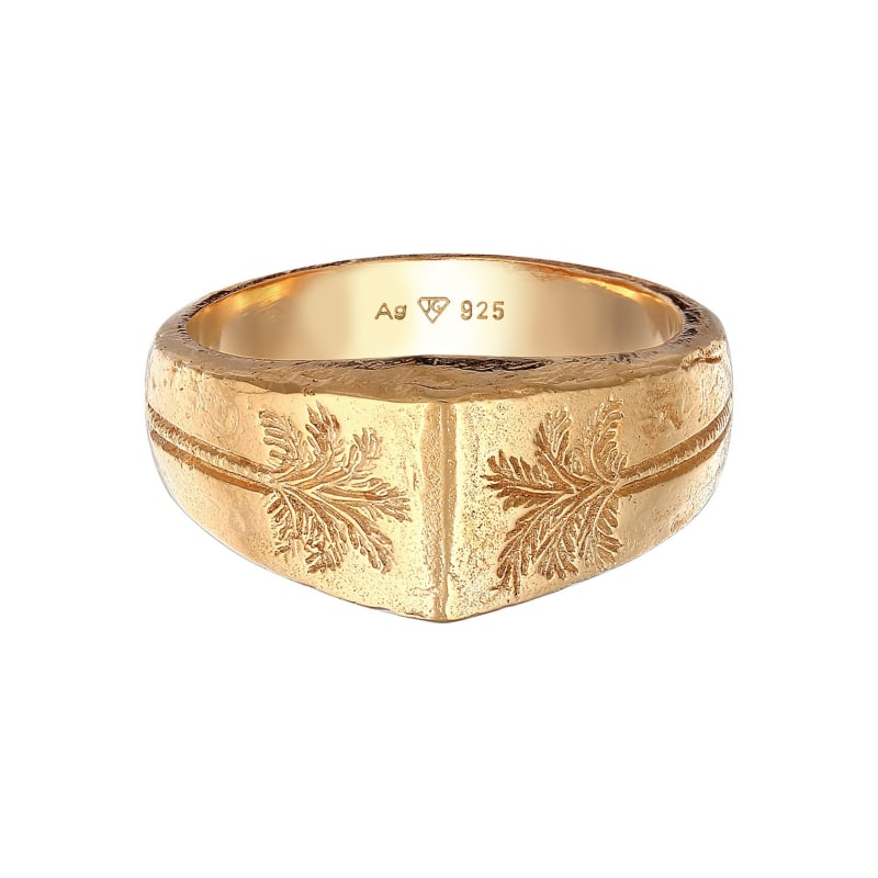 The Coconut Society Ring Gold Haze & Glory Wolf & Badger