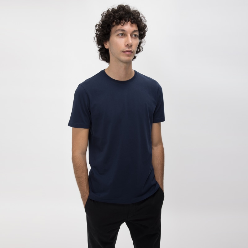 Organic Cotton T-Shirt, Navy