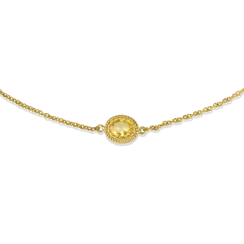 Thumbnail of Luccichio Gold Vermeil Citrine Choker image