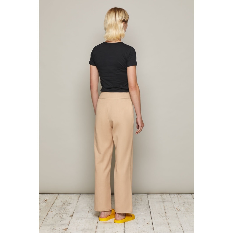 Thumbnail of Straight Cut Denim Jemima Trousers In Beige image