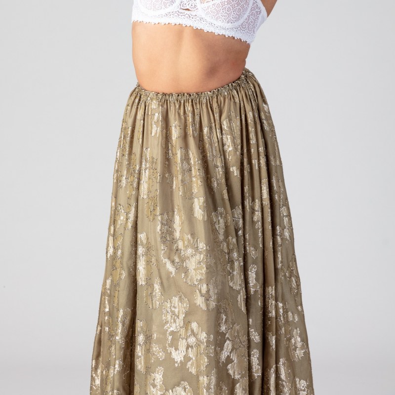 Thumbnail of Dayanica - Golden Bronze Maxi Skirt image